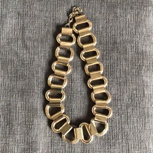 gold colored accent necklace from Express